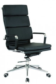 Офисное кресло с эргономичной спинкой RT-08AQ черное (BM)