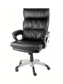Кресло руководителя HLC-0502-1 чёрное с механизмом качания и фиксацией (BM)
