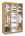 Шкаф-купе РИМИНИ-21 с рисунком цветы глубина 45 или 64 см