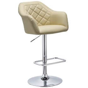 Барный стул BCR-204 мягкий с подлокотниками дизайнерский