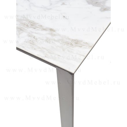 Стол раздвижной CORNER-120 Chinese Marble Ceramic стекло + глянцевая керамика