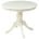 Стол раздвижной TS OLIVIA D90 Ivory White (DM-T4EX4 (AV)) кремовый